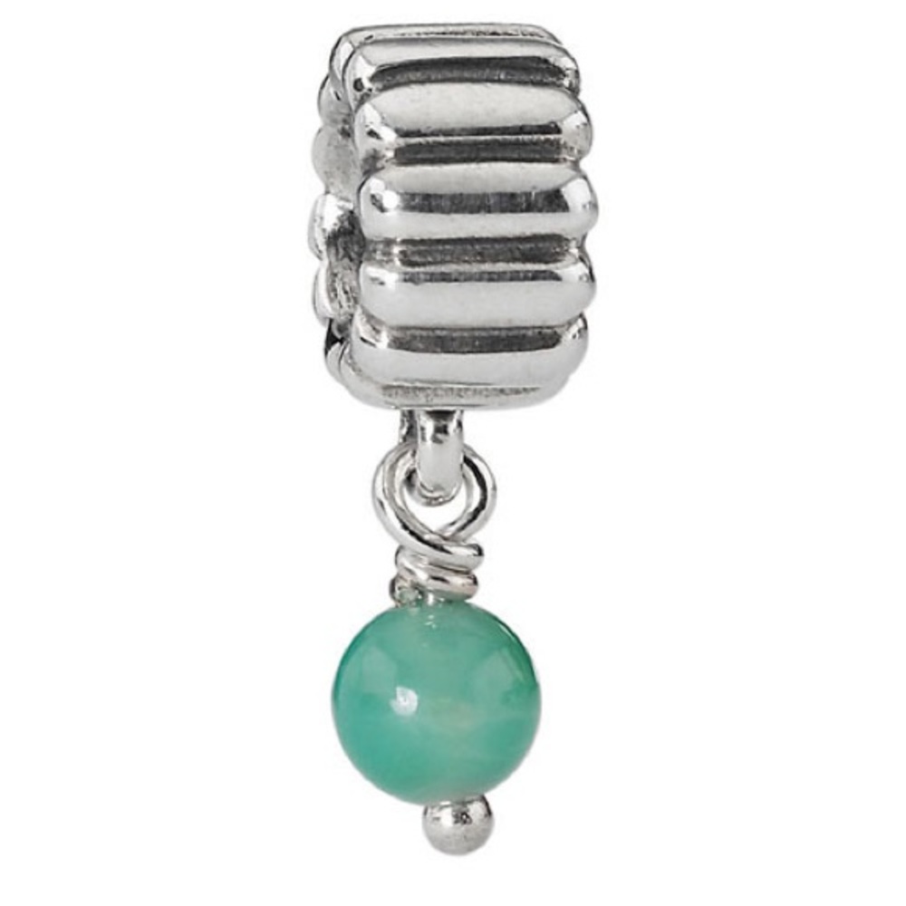 RETIRED Authentic Pandora Chrysoprase May Birthstone Dangle Charm